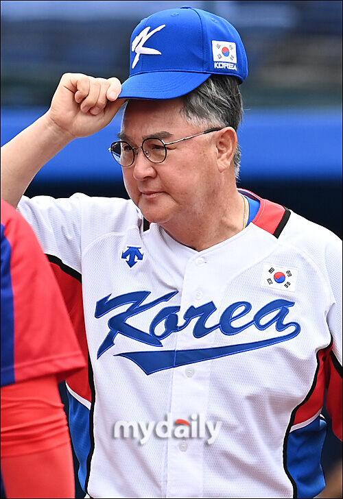 한국 야구 대표팀 감독 시절 김경문 감독./마이데일리