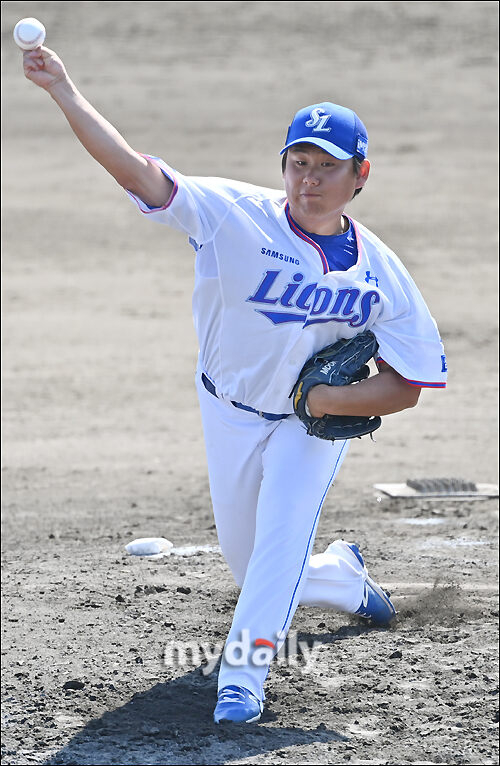 삼성 라이온즈 시절 문용익./마이데일리