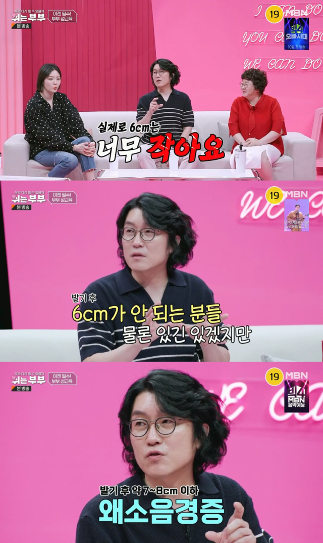 왜소음경증에 대해 입을 연 홍성우/MBN, K-STAR '쉬는 부부' 방송 캡처