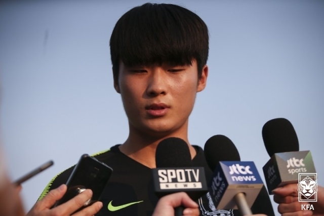 대체 발탁된 김태현/대한축구협회