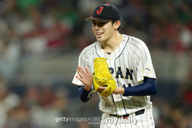 2023 월드베이스볼클래식(WBC) 당시의 사사키 로키./게티이미지코리아