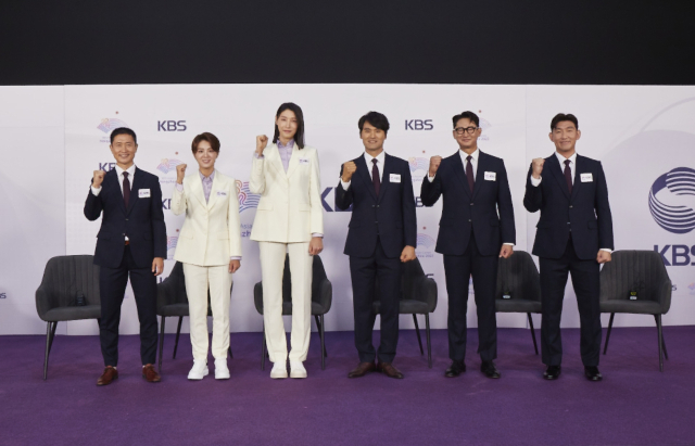 좌측부터 이영표, 최나연, 김연경, 박찬호, 박용택, 양동근 선수/사진 = KBS 제공