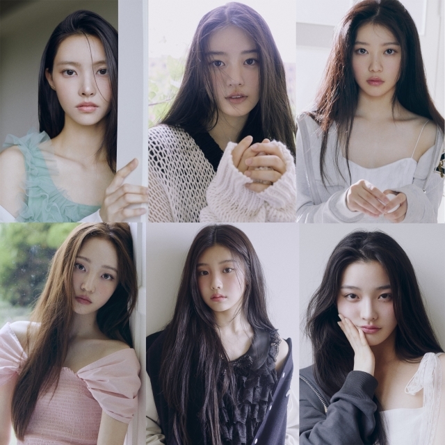하이브 신인 걸그룹 아일릿(윤아, 민주, 모카, 영서, 원희, 이로하). / 빌리프랩