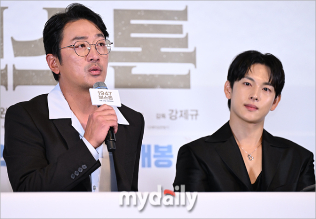 배우 하정우, 임시완 / 한혁승 기자 hanfoto@mydaily.co.kr