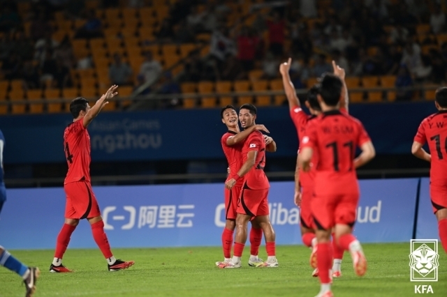 득점에 성공한 백승호/대한축구협회