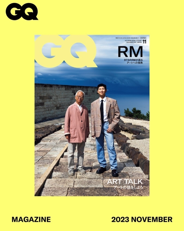 스기모토 히로시와-RM / GQ 재팬 소셜미디어