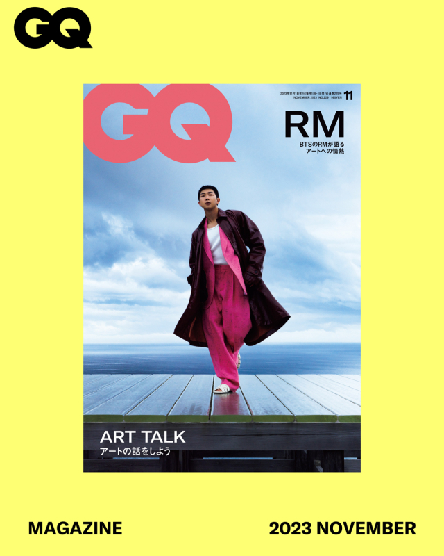 RM / GQ 재팬 소셜미디어