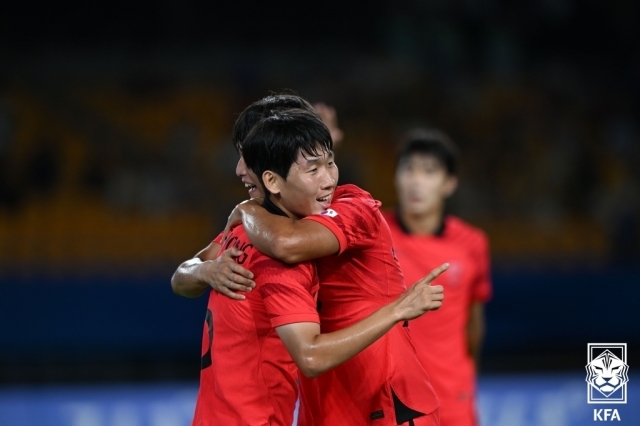 득점에 성공한 홍현석/대한축구협회