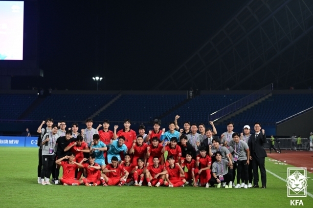 바레인전 승리 후 단체 사진/대한축구협회