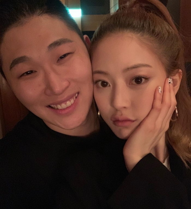 래퍼 스윙스와 모델 겸 배우 임보라. / 임보라