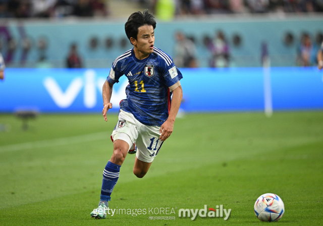 일본 축구대표팀 미드필더 구보 다케후사. /게티이미지코리아