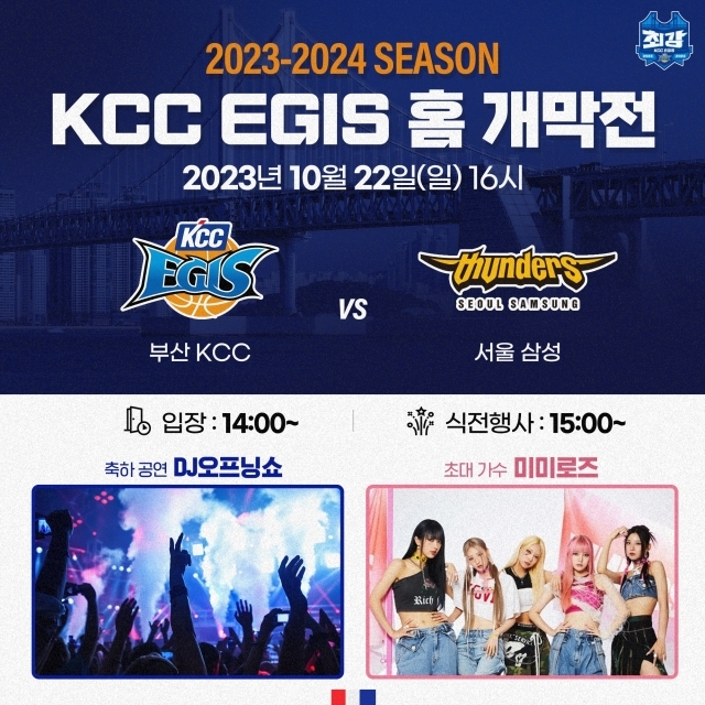 KCC 부산 홈 개막전/KCC 이지스