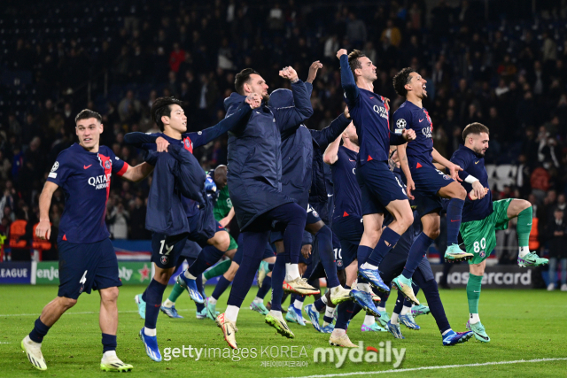 이강인과 PSG 선수단/게티이미지코리아