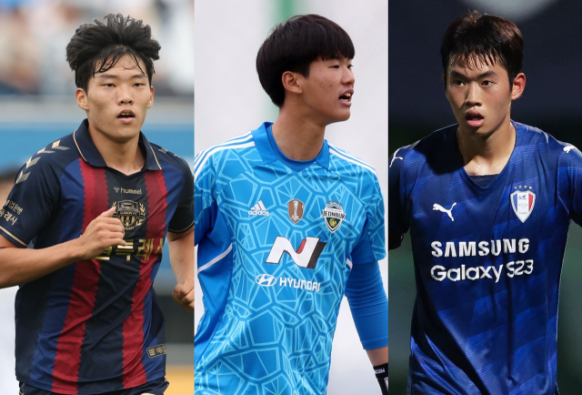 김도윤(수원FCU18)-공시현(전북U18)-정성민(수원삼성U18)/한국프로축구연맹