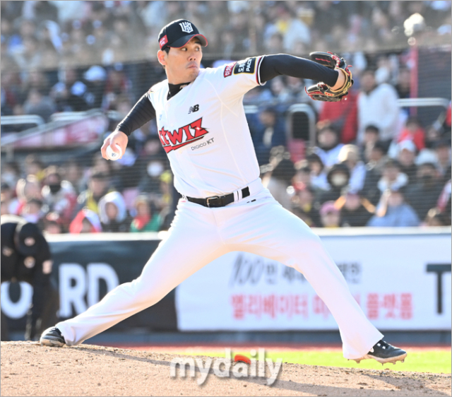 KT 위즈 김재윤./수원=한혁승 기자 hanfoto@mydaily.co.kr