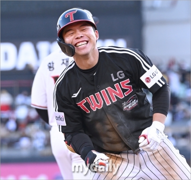 LG 트윈스 문성주./수원 = 한혁승 기자 hanfoto@mydaily.co.kr