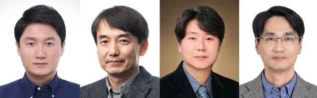 (왼쪽부터)손태용 부사장, 김성은 부사장, 임성택 부사장, 김일용 부사장./삼성전