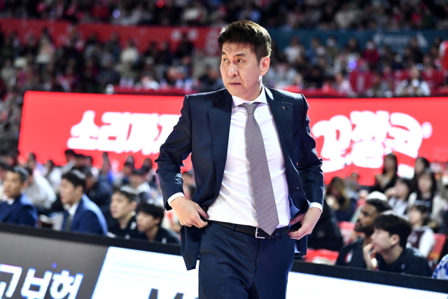 안양 정관장 레드부스터스 김상식 감독./KBL