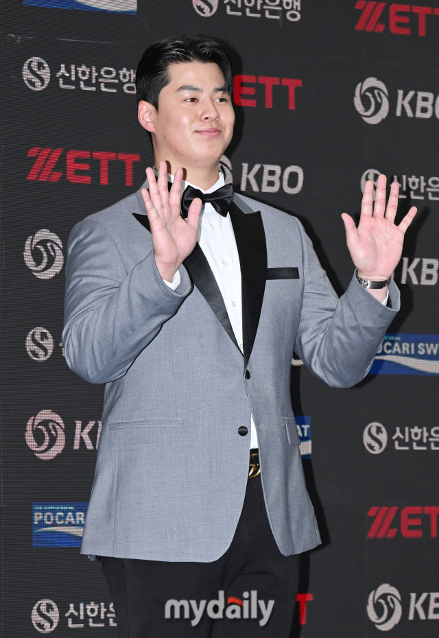 노시환, 2023년 12월 11일 오후 서울 삼성동 코엑스 오디토리움에서 진행된 