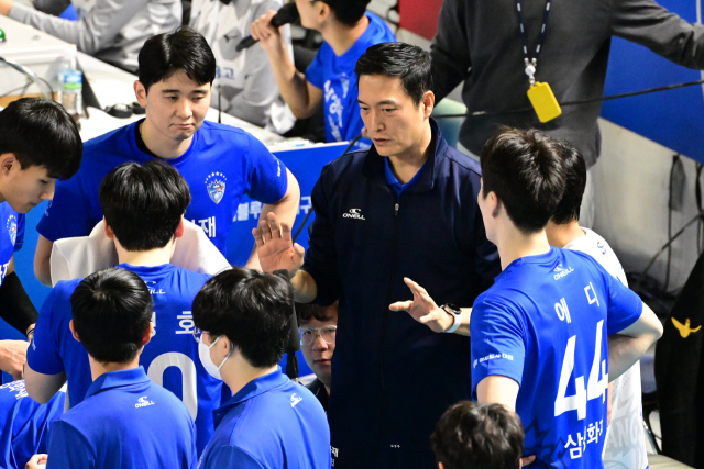 김상우 감독/한국배구연맹