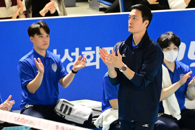 김상우 감독/한국배구연맹
