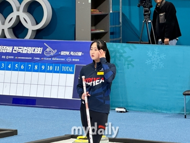 2024 강원 동계 청소년올림픽 컬링 국가대표 장유빈./강릉=노찬혁 기자 nochanhyuk@mydaily.co.kr