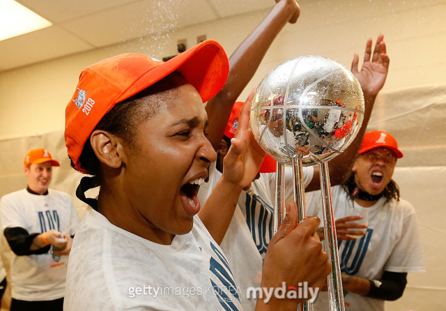 WNBA 우승 당시 마야 무어./게티이미지코리아