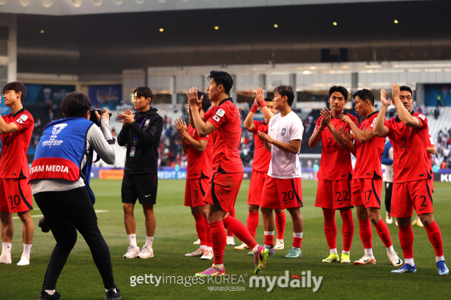 한국 대표팀이 오는 20일 요르단과 조별리그 2차전을 펼친다./게티이미지코리아