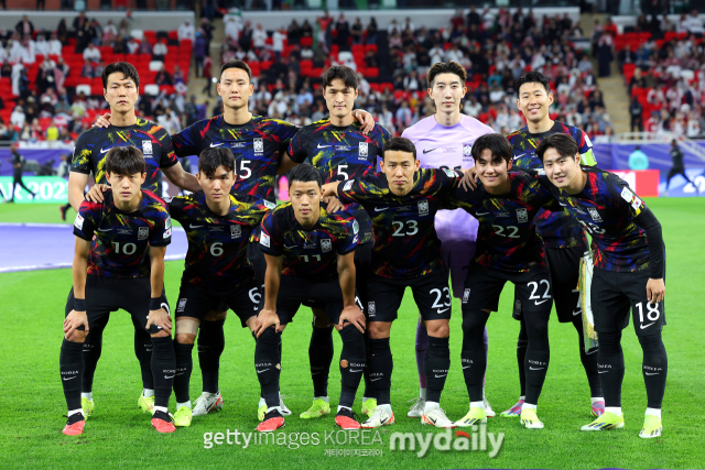 요르단과 2023 카타르 아시안컵 준결승전에 출전한 한국 선수들. /게티이미지코리아