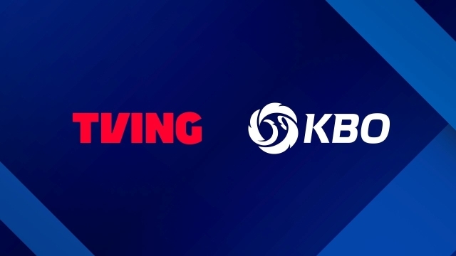 TVING 로고 x KBO 엠블럼./KBO