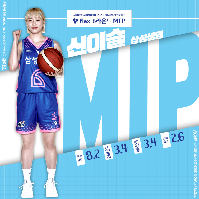 용인 삼성생명 블루밍스 신이슬./WKBL