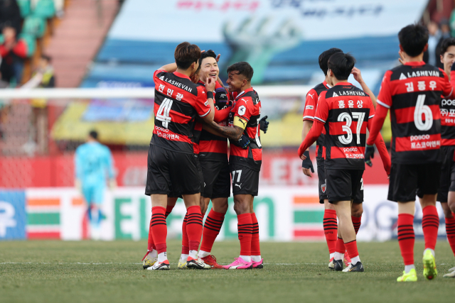 포항 스틸러스 선수단./프로축구연맹 