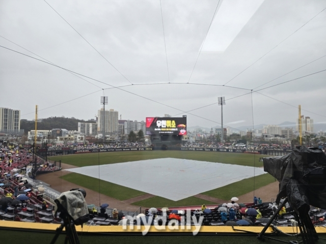 우천취소된 광주KIA챔피언스필드/광주=김진성 기자 kkomag@mydaily.co.kr