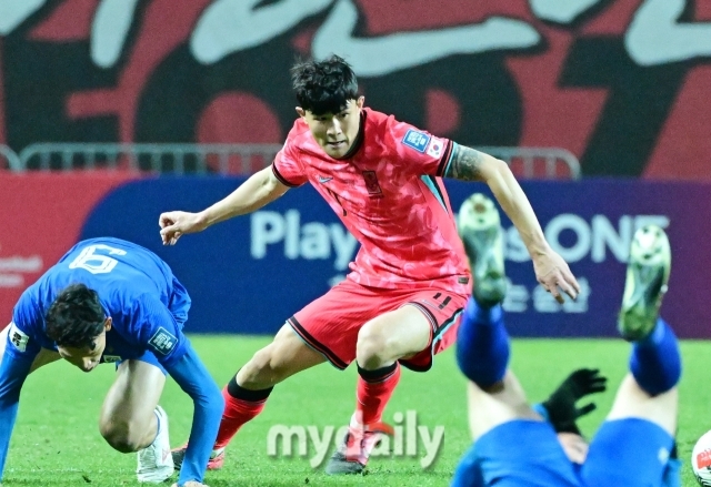 대한민국 축구대표팀 수비수 김민재/마이데일리 곽경훈 기자