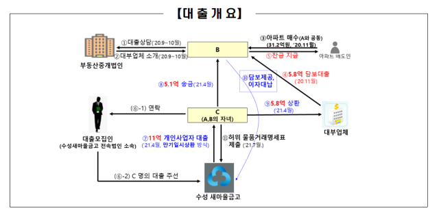 양문석(경기 안산갑) 더불어민주당 후보 대출 개요./새마을금고중앙회