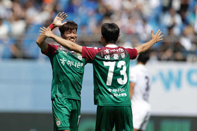 대전 하나시티즌 김승대, 이준규(73번)/프로축구연맹 