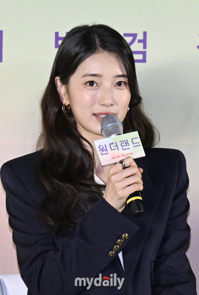 수지, 2024년 5월 9일 오전 서울 용산CGV에서 진행된 영화 