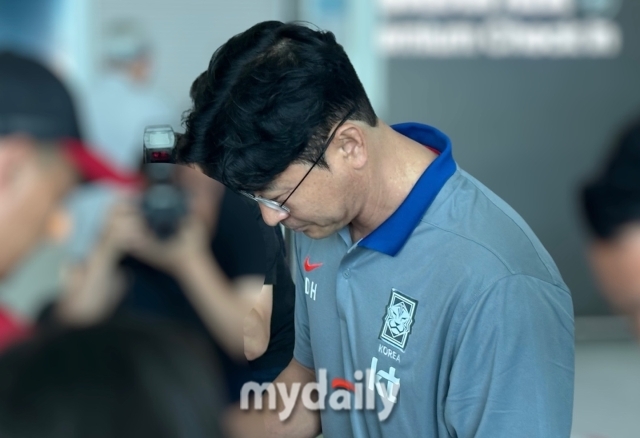 김도훈 대한민국 국가대표팀 임시감독/인천국제공항=노찬혁 기자