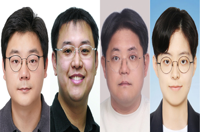 왼쪽부터 하성룡 기자, 송지훈 기자, 김도영 기자, 황혜정 기자. /한국체육기자연맹 제공