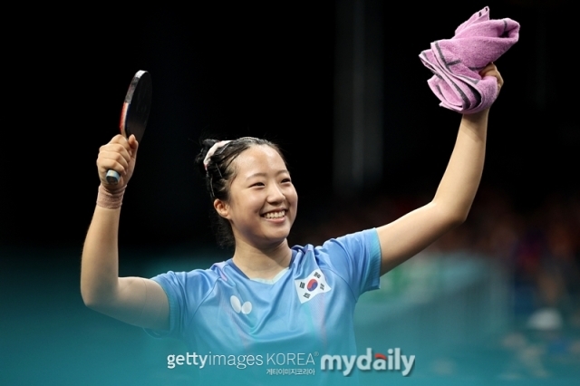 한국 탁구 대표팀 신유빈./게티이미지코리아