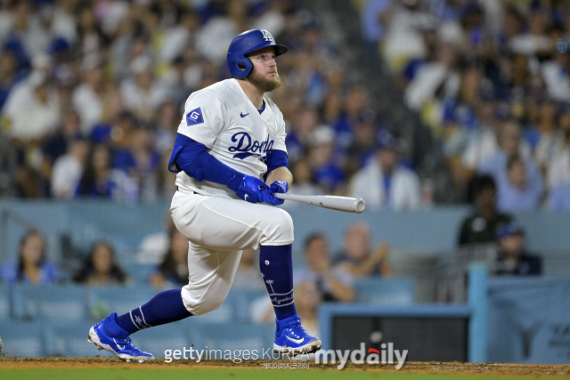 Max Muncy, dos Los Angeles Dodgers. /Getty Imagens Coreia