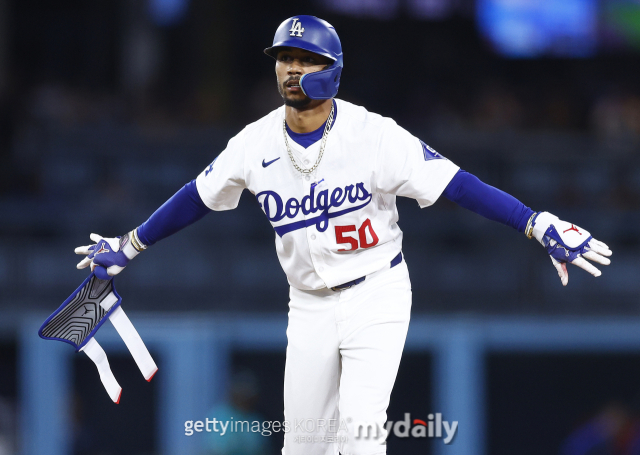 Los Angeles Dodgers Mookie Betts. /Getty Imagens Coreia