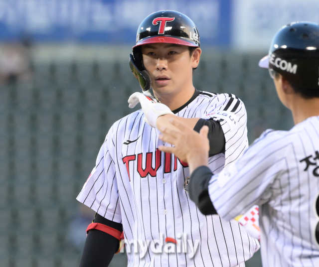 2024년 9월 4일 서울 잠실야구장에서 열린 '2024 신한 SOL Bank KBO 리그' SSG 랜더스-LG 트윈스 경기. LG 홍창기./마이데일리