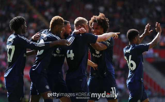 사우샘프턴전서 맨유는 3-0 대승을 거두었다./게티이미지코리아