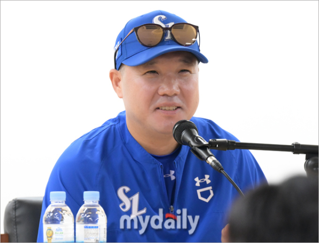 삼성 라이온즈 박진만 감독./대구=한혁승 기자 hanfoto@mydaily.co.kr