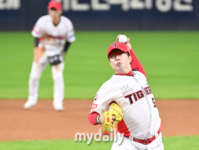 23일 오후 광주광역시 임동 광주기아챔피언스필드에서 진행된 