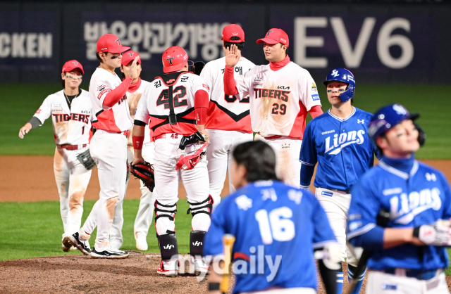 23일 오후 광주광역시 임동 광주기아챔피언스필드에서 진행된 