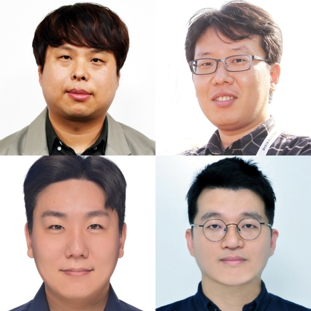 왼쪽 상단부터 시계방향으로 한국일보 김지섭 기자, 일간스포츠 김식, 배중현, 윤승재 기자./한국야구기자회