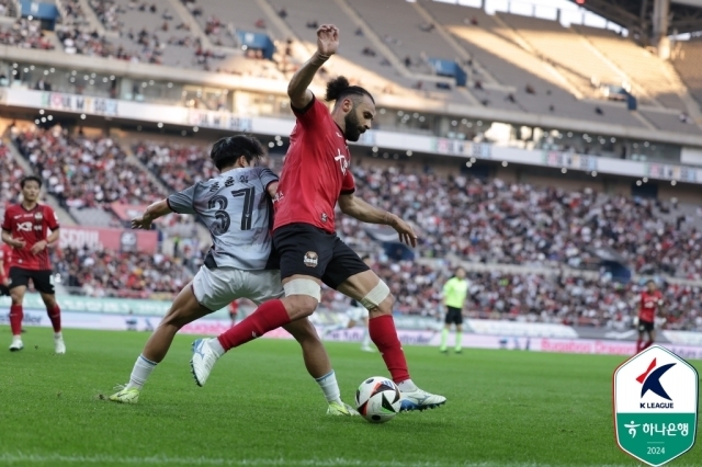 FC서울과 포항 스틸러스의 경기 모습/한국프로축구연맹