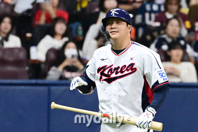 2024 세계야구소프트볼협회(WBSC) 프리미어12 한국 대표팀 문보경./마이데일리